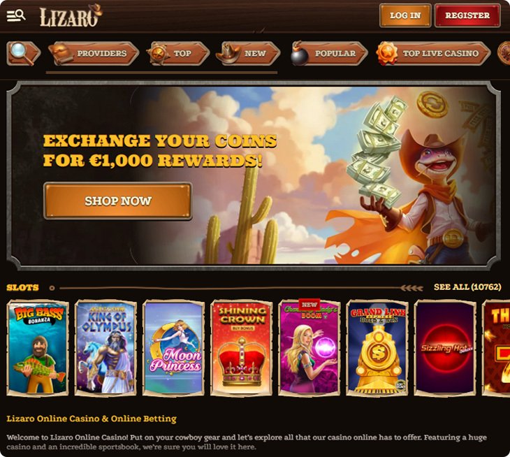 Lizaro casino login à France